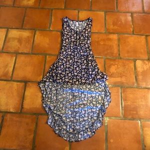 CLOSET CLEAR OUT! high low patterned dress